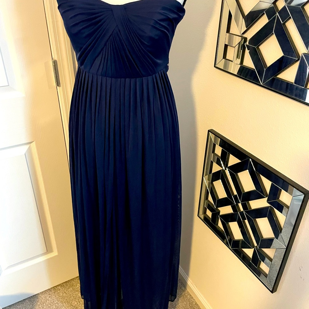 David’s bridal dress marine f15782; retails 160
